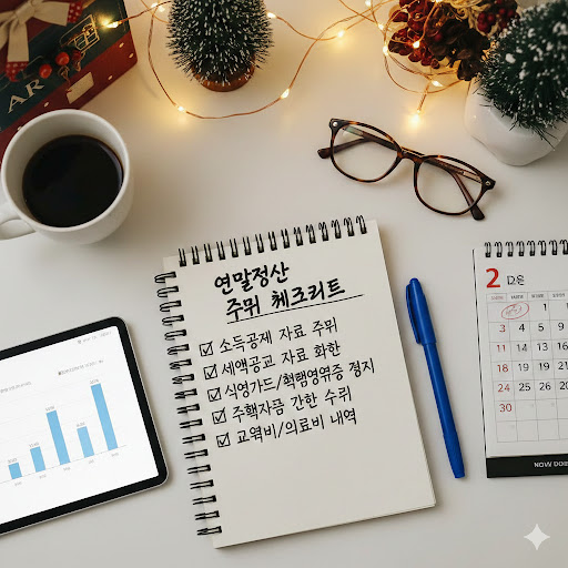 2025 연말정산 준비 체크리스트 – 직장인 필수 서류와 일정 정리 이미지